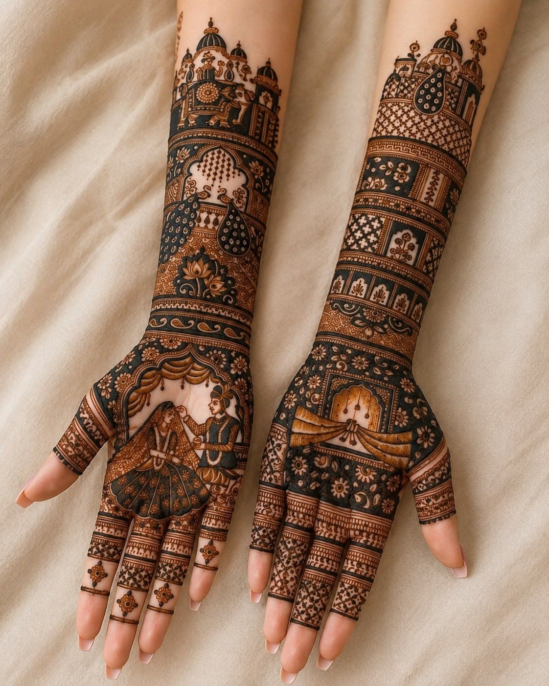 Bridal Mehendi by Avani Varsani