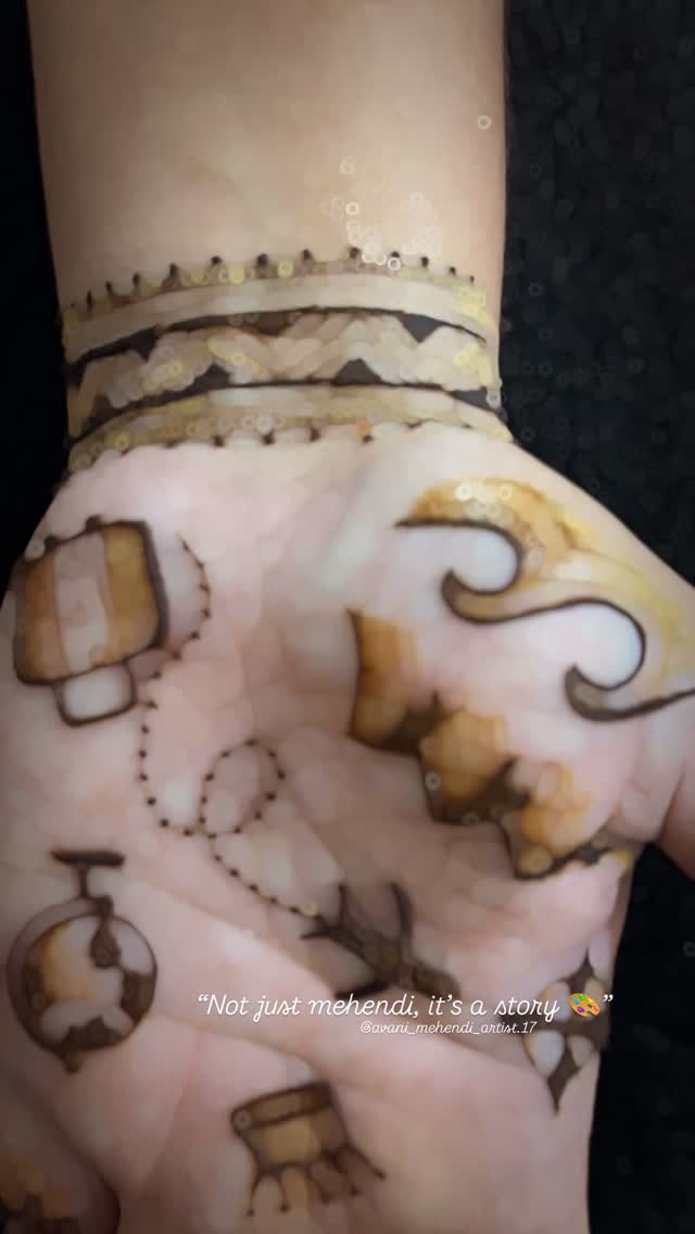 Mehendi design by Avani Mehendi Artist