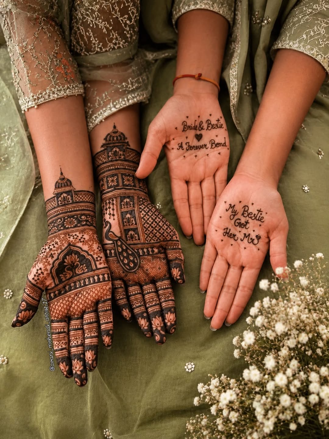 Mehendi design by Avani Mehendi Artist
