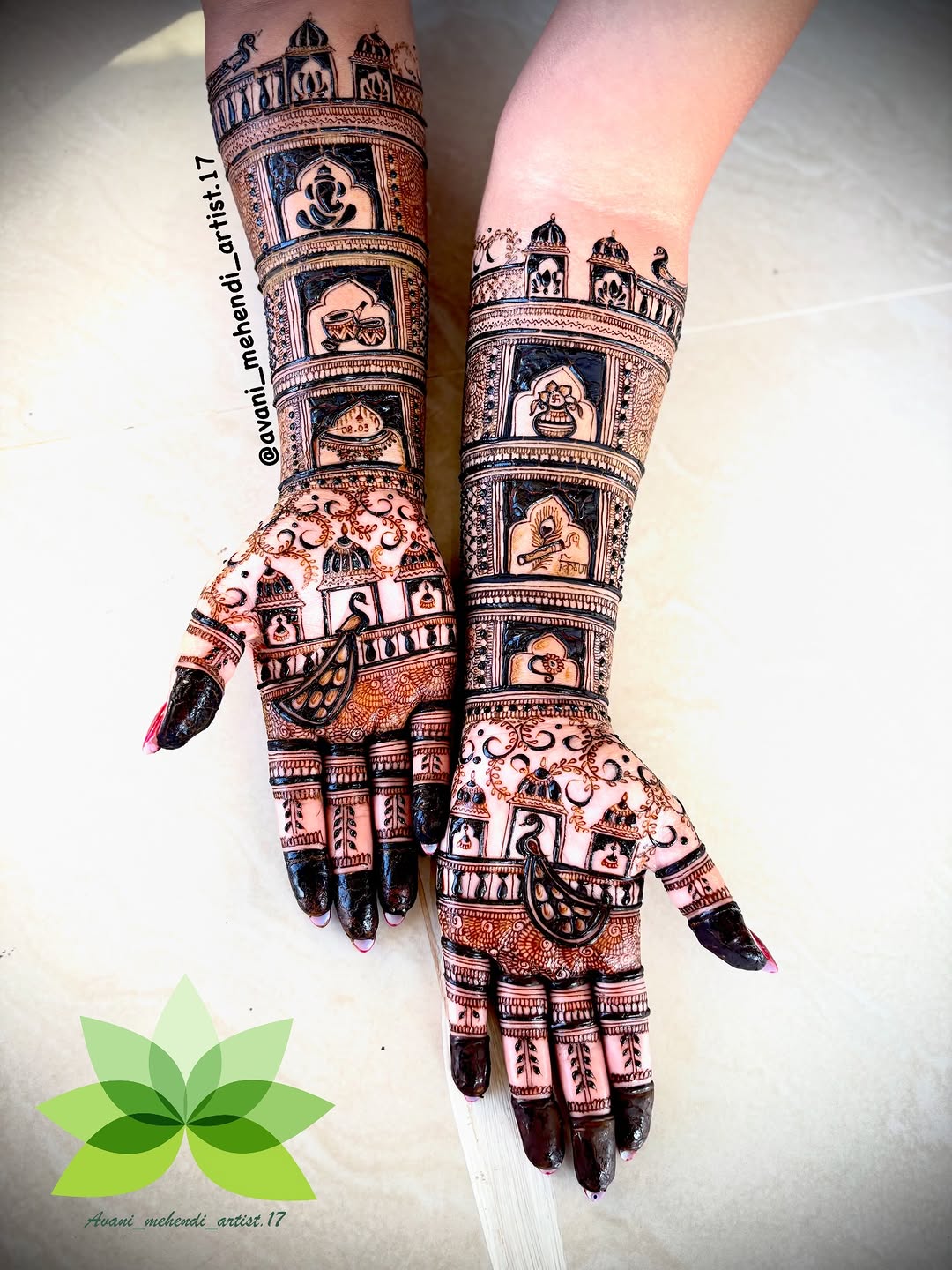 Mehendi design by Avani Mehendi Artist