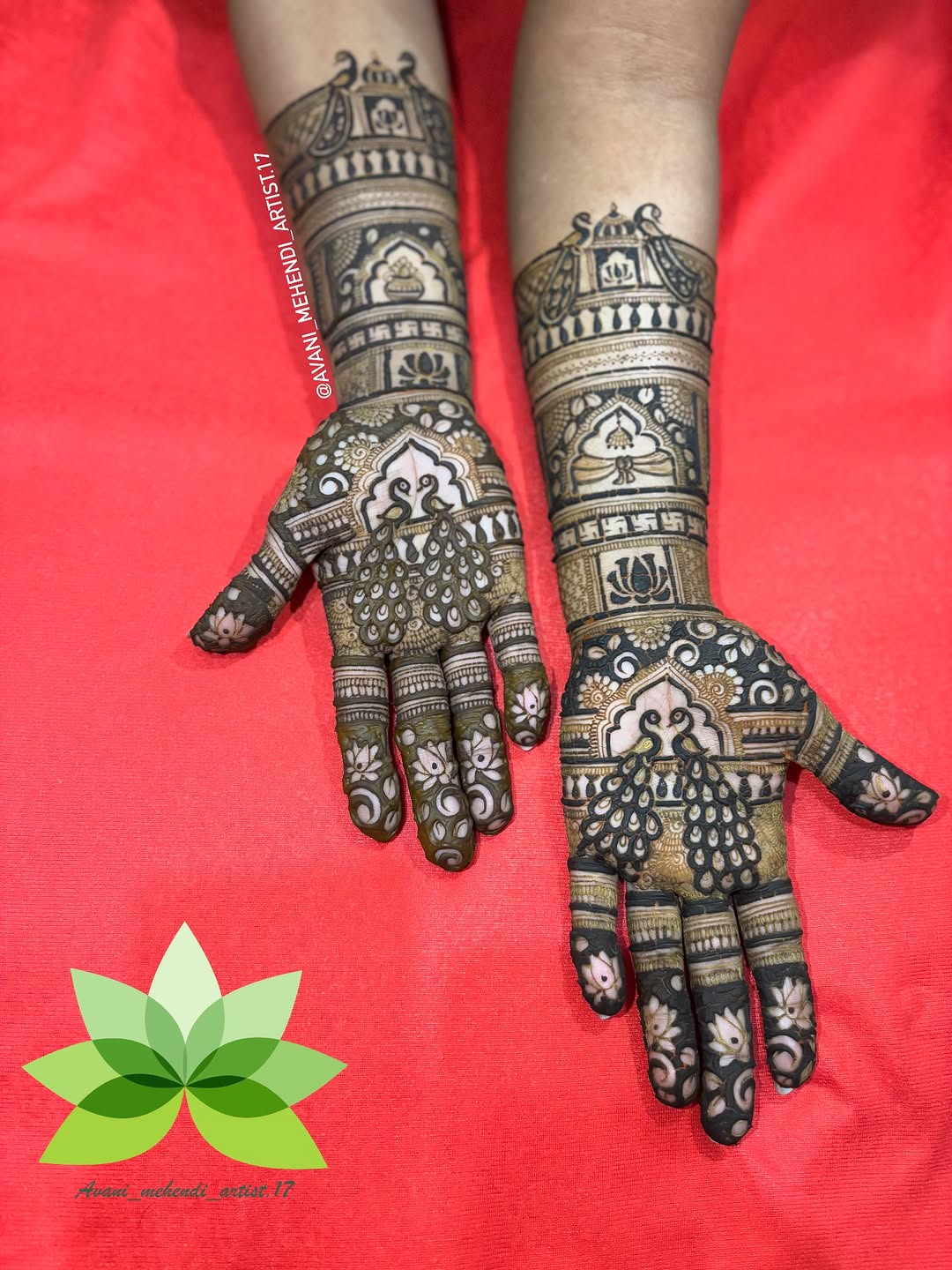 Mehendi design by Avani Mehendi Artist