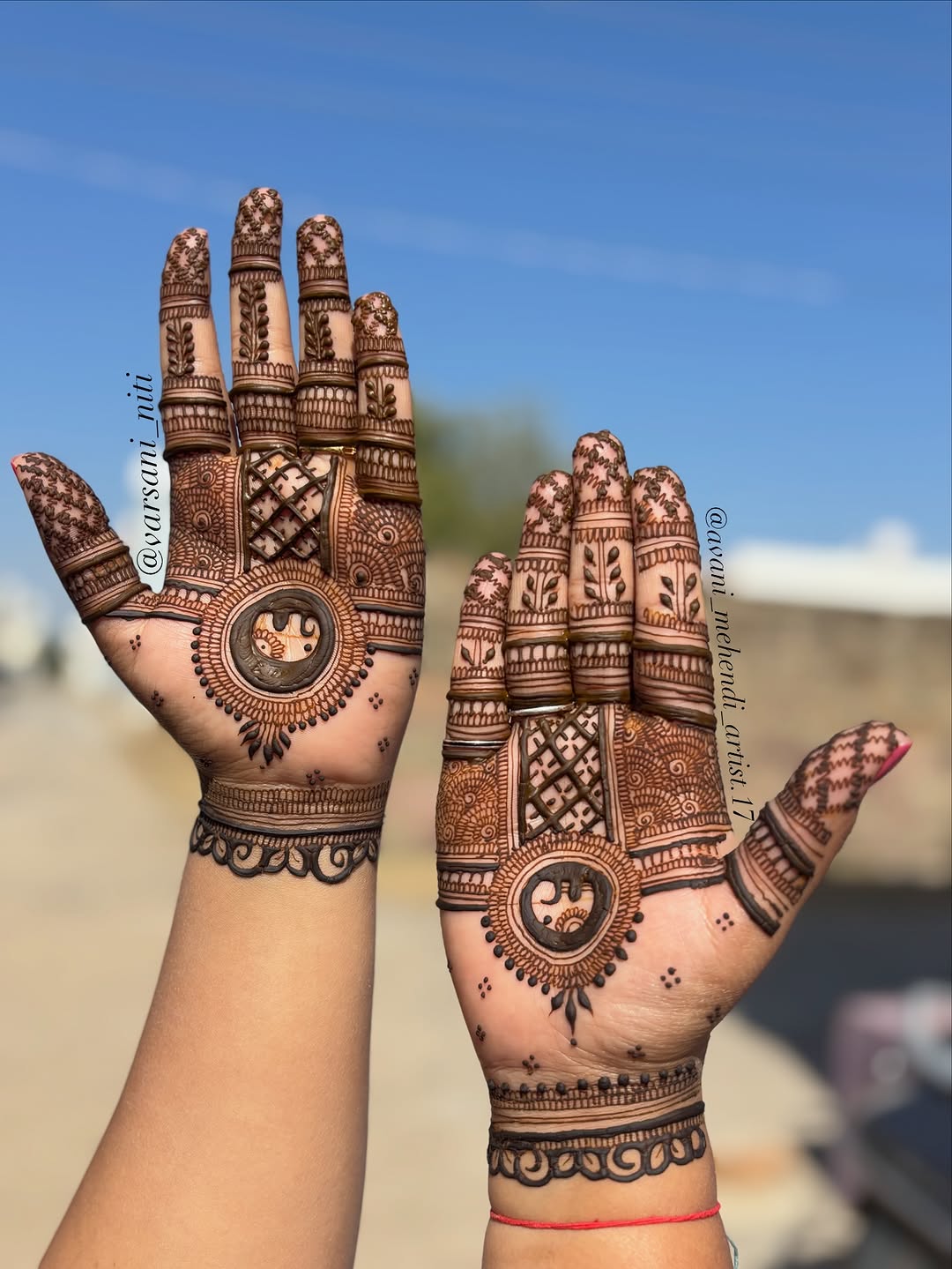 Mehendi design by Avani Mehendi Artist