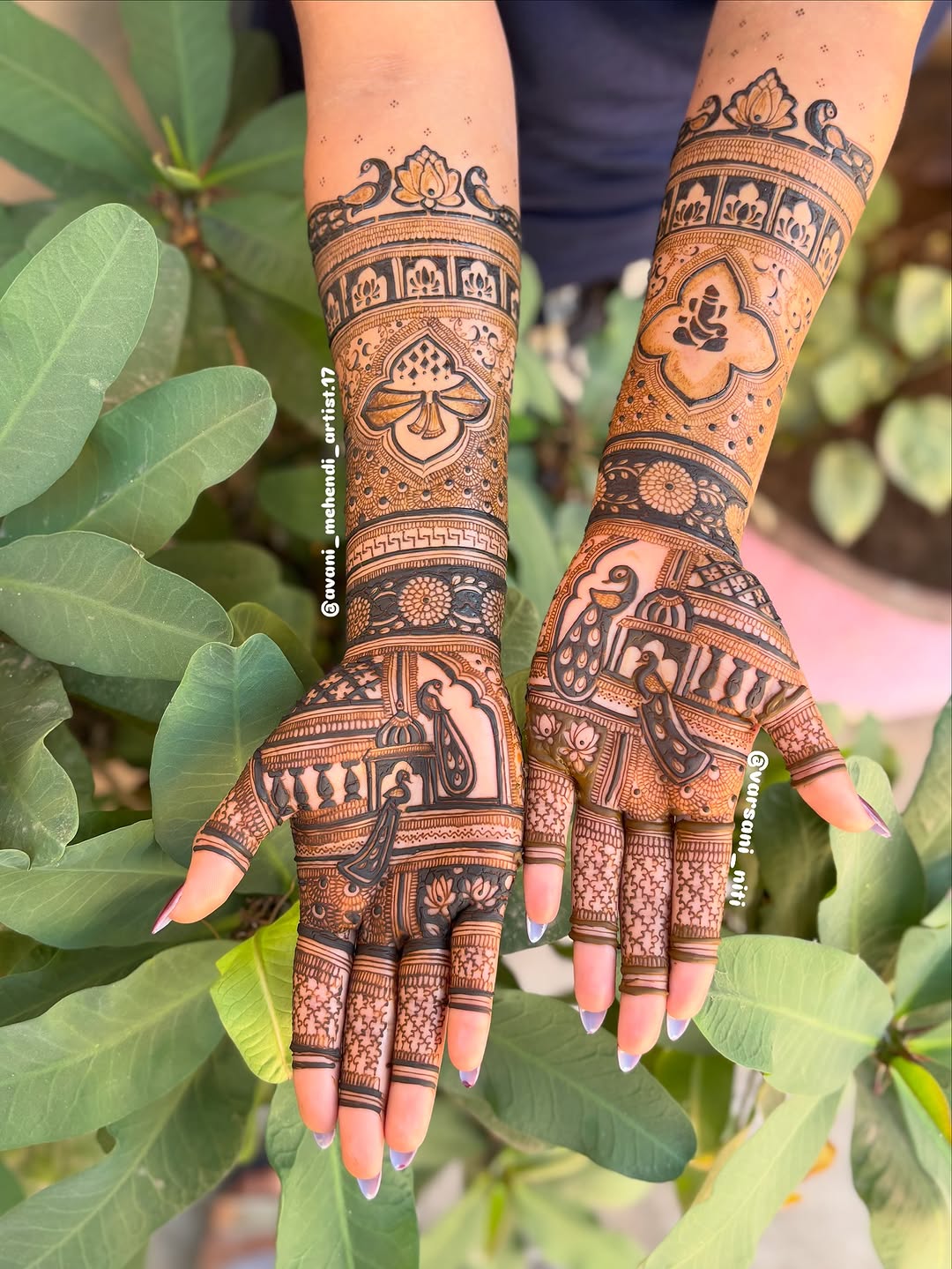 Mehendi design by Avani Mehendi Artist