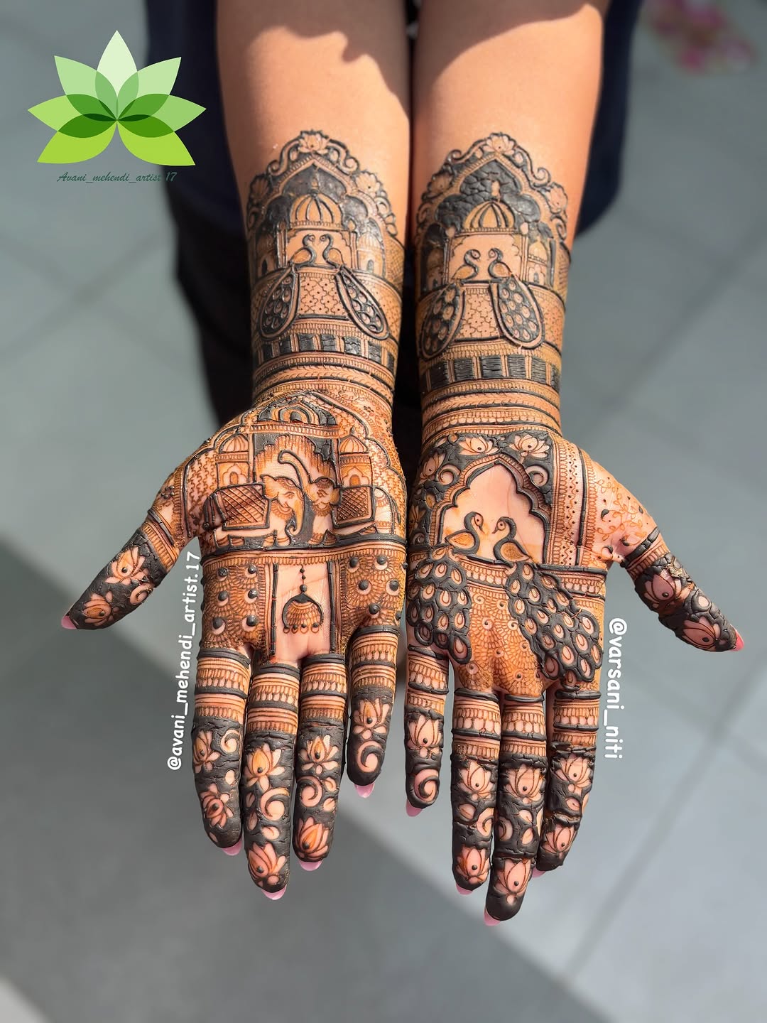Mehendi design by Avani Mehendi Artist
